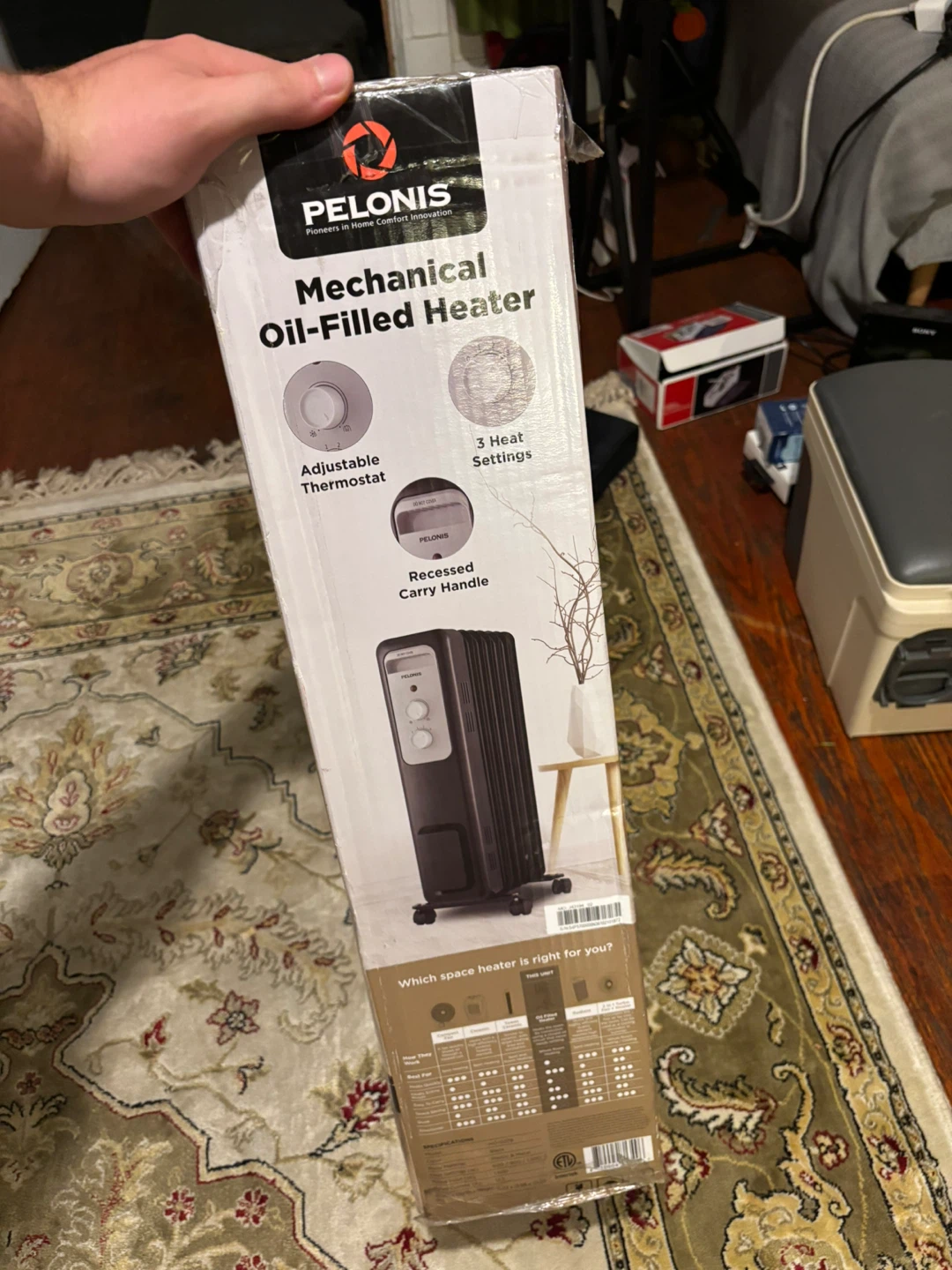 Pelonis Mechanical Oil-Filled Radiant Heater - photo 4