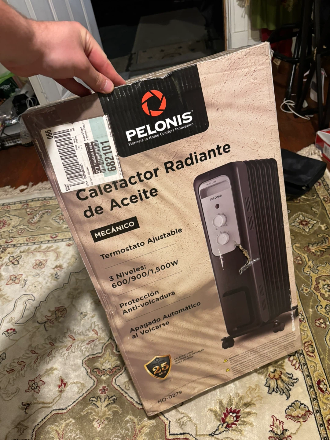 Pelonis Mechanical Oil-Filled Radiant Heater - photo 2