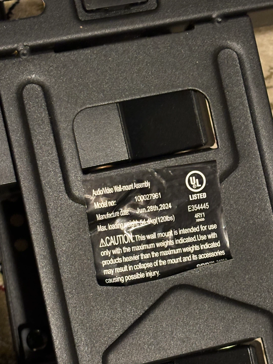 AudioVideo Wall-Mount Assembly - photo 4