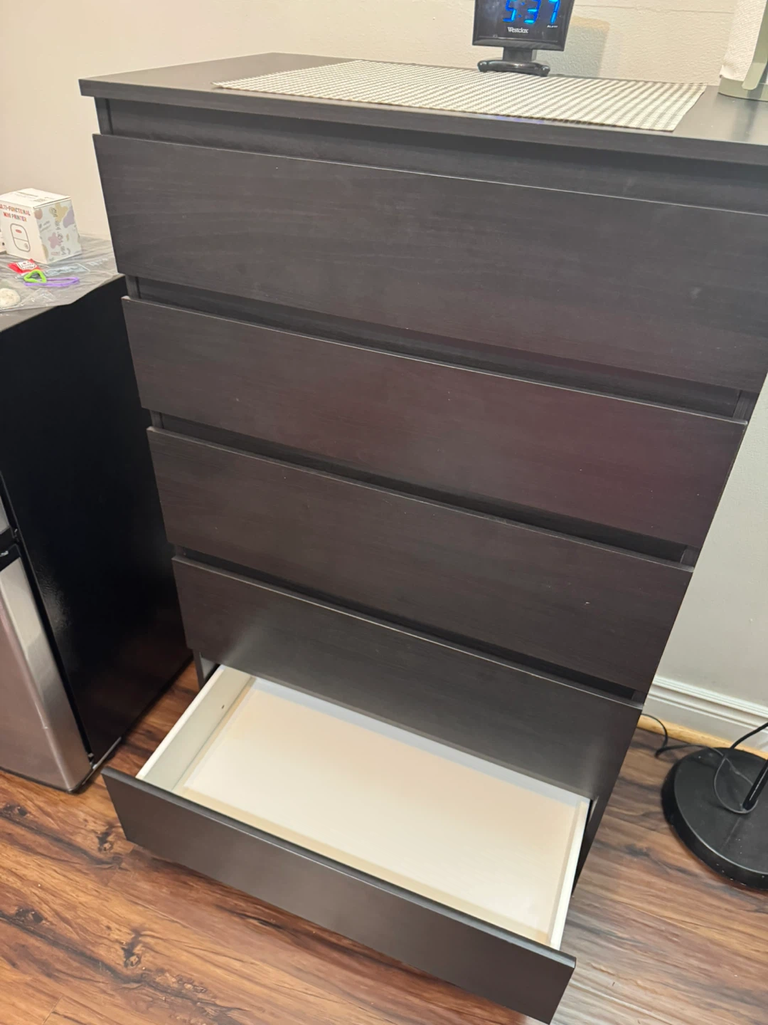 IKEA malam Dark Brown 6-Drawer Dresser