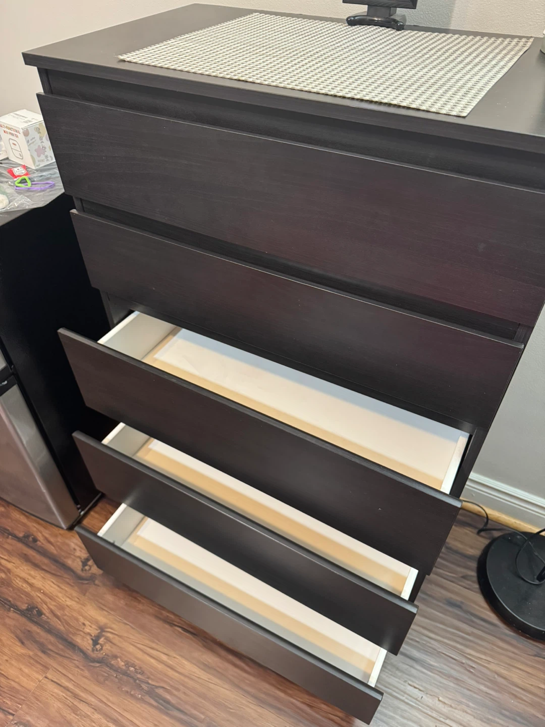 IKEA malam Dark Brown 6-Drawer Dresser - photo 3