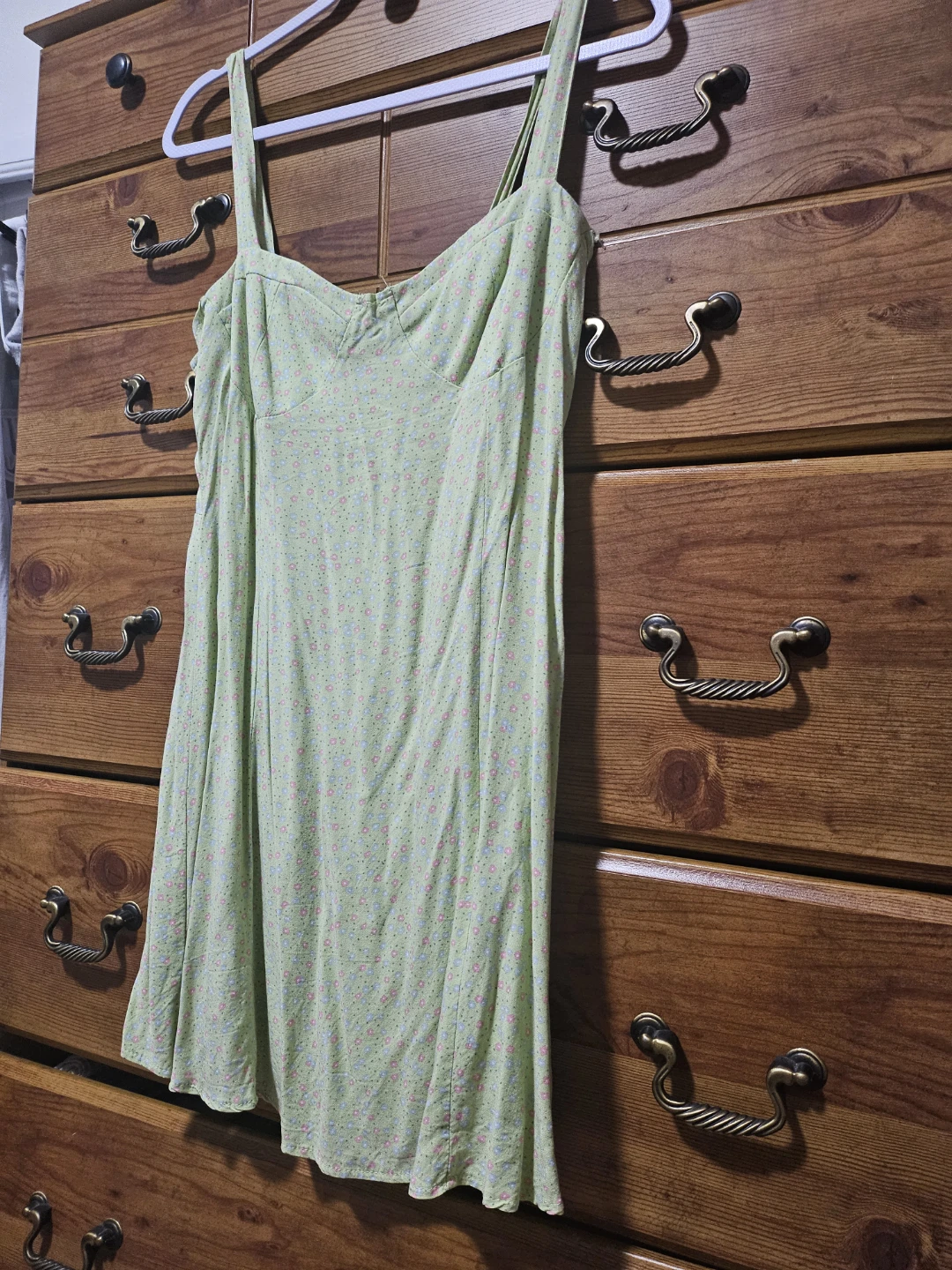 Green Floral Mini Dress - photo 5