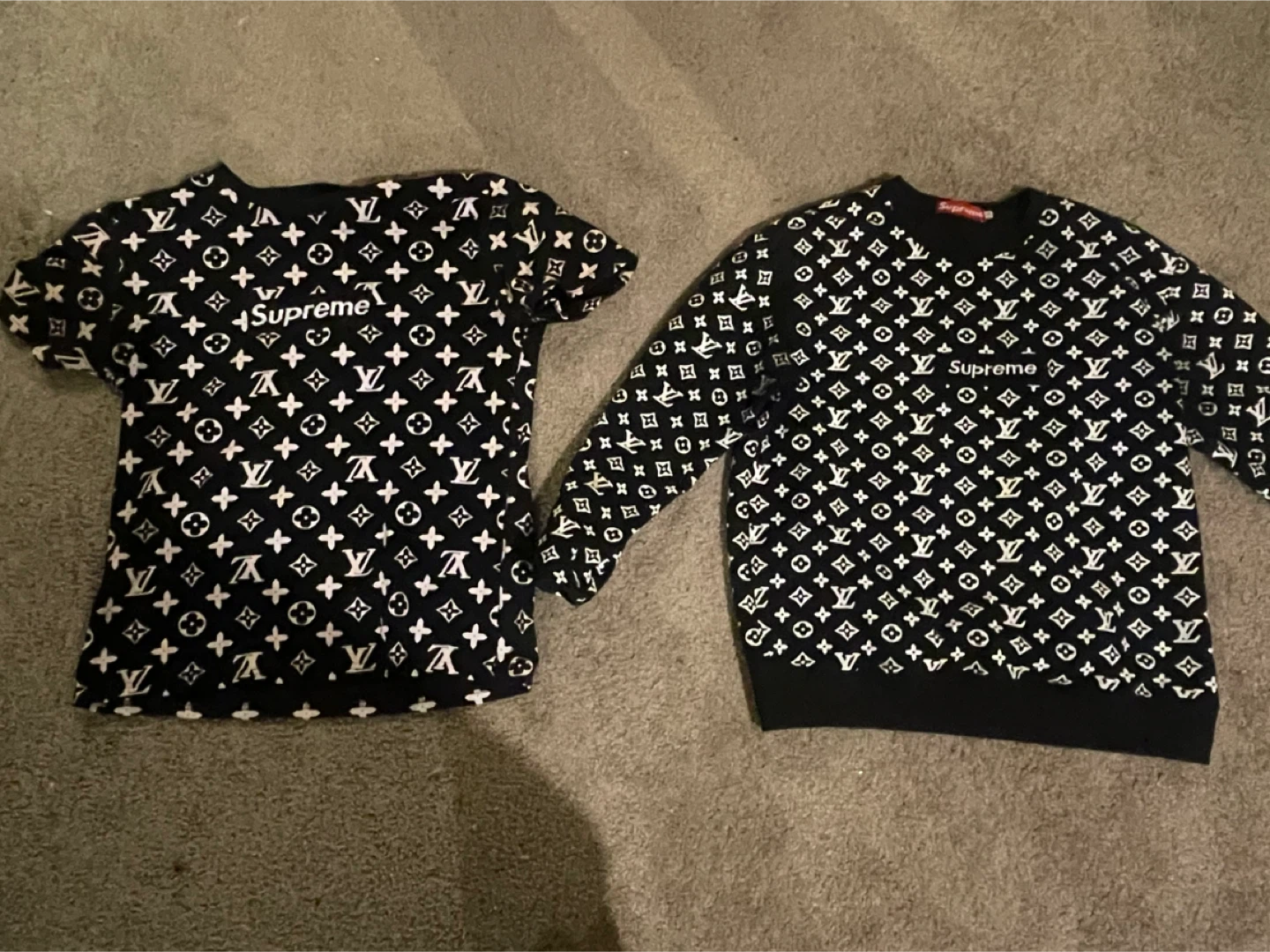 Supreme Louis Vuitton Monogram T-Shirt and Sweatshirt