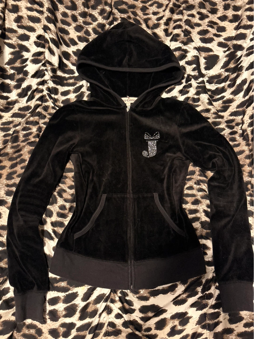 Juicy Couture Black Velour Hoodie - photo 3