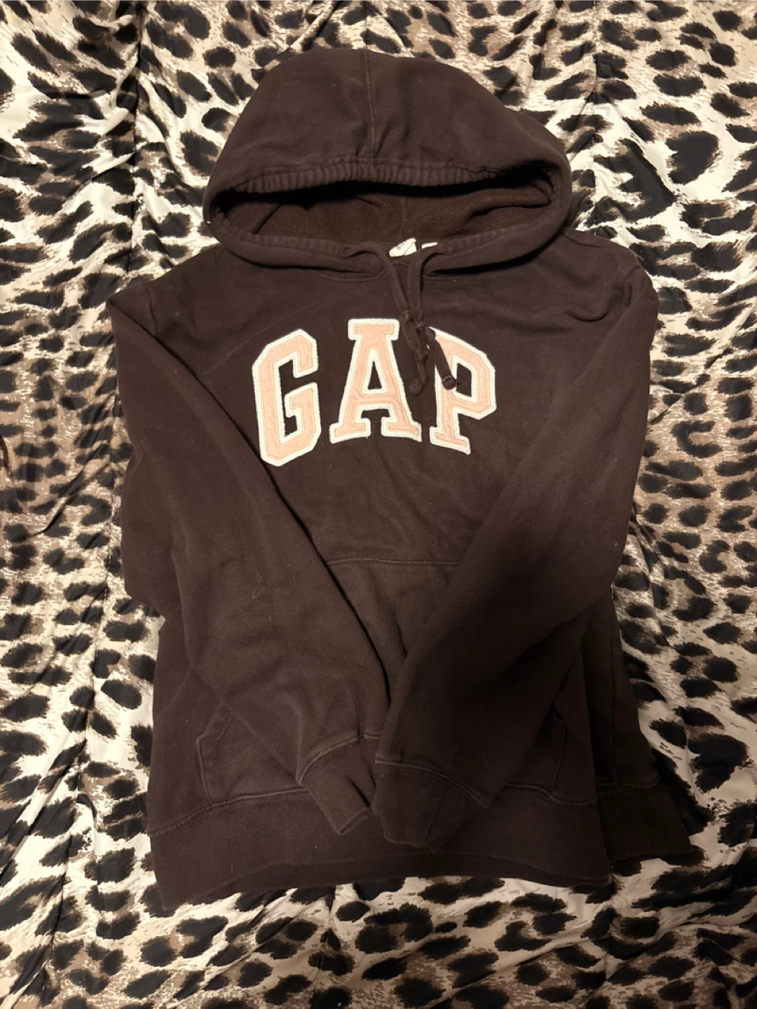 brown and pink Gap Hoodie