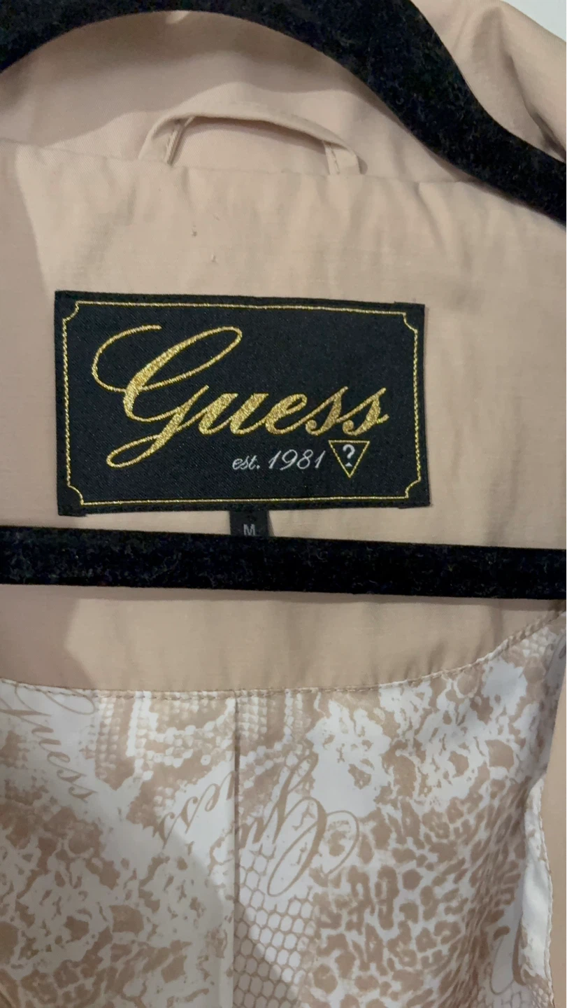 Guess Trench Coat - Beige, Size M - photo 2