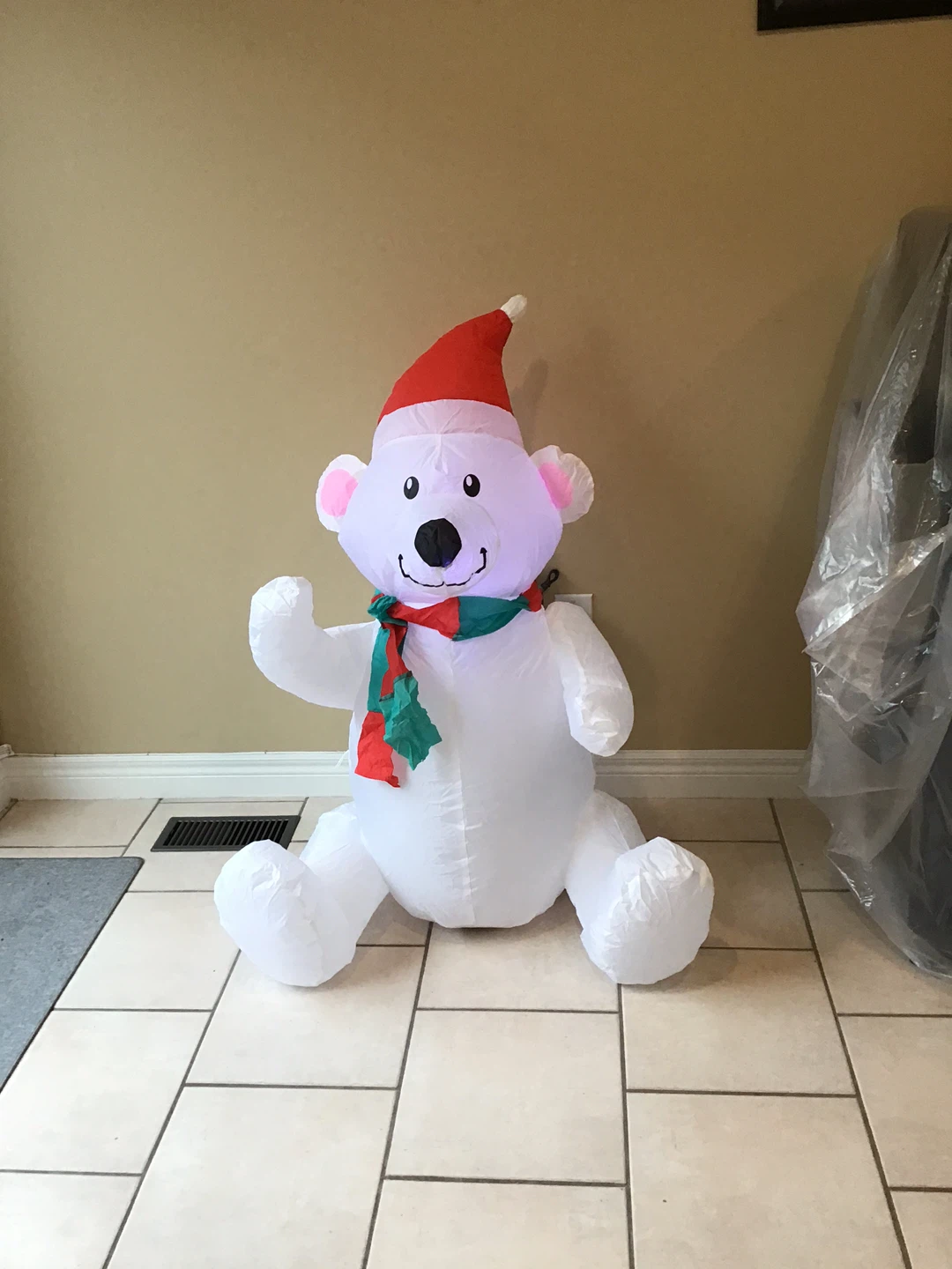 Airblown Inflatable Polar Bear Christmas Decoration 3.5 ft - photo 5