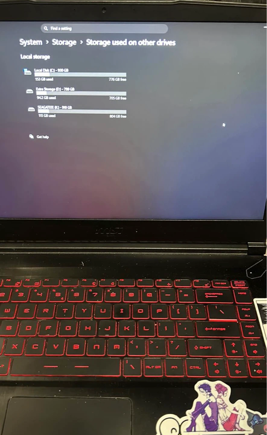 MSI Gaming Laptop - Black