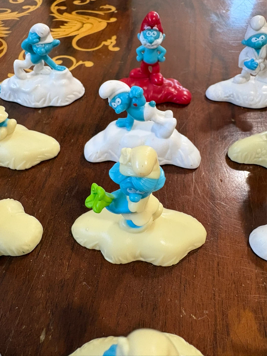 Collection of McDonald’s Smurf Figurines with Bases - photo 5