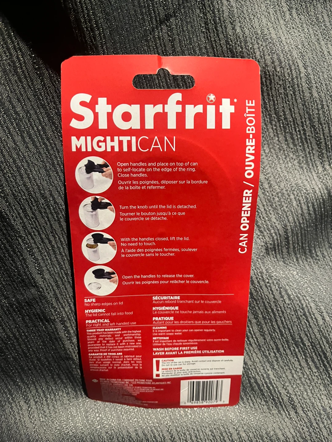 Starfrit Mightican Can Opener - Red - photo 2