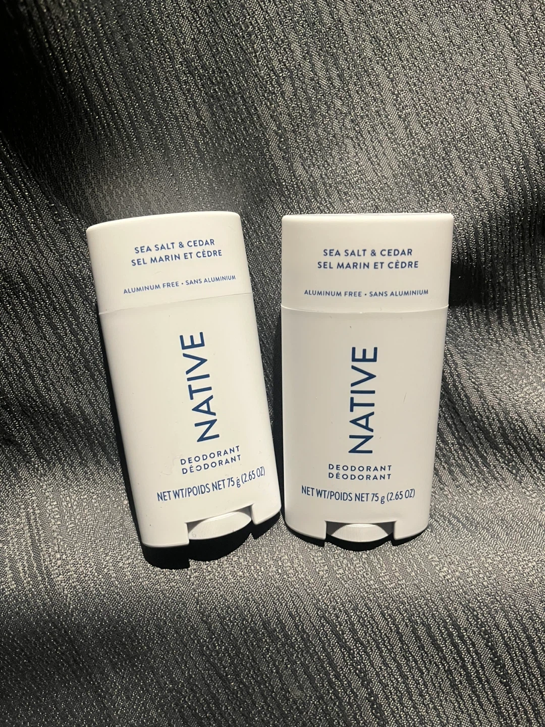 Native Sea Salt & Cedar Deodorant - 2 Pack (2.65 oz each)