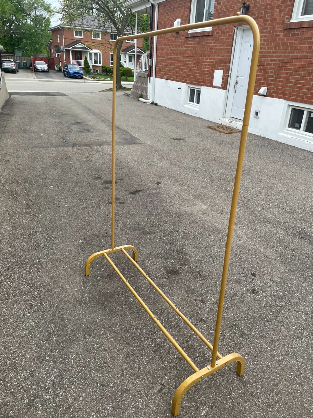 BRAND NEW Yellow Metal Clothing Rack