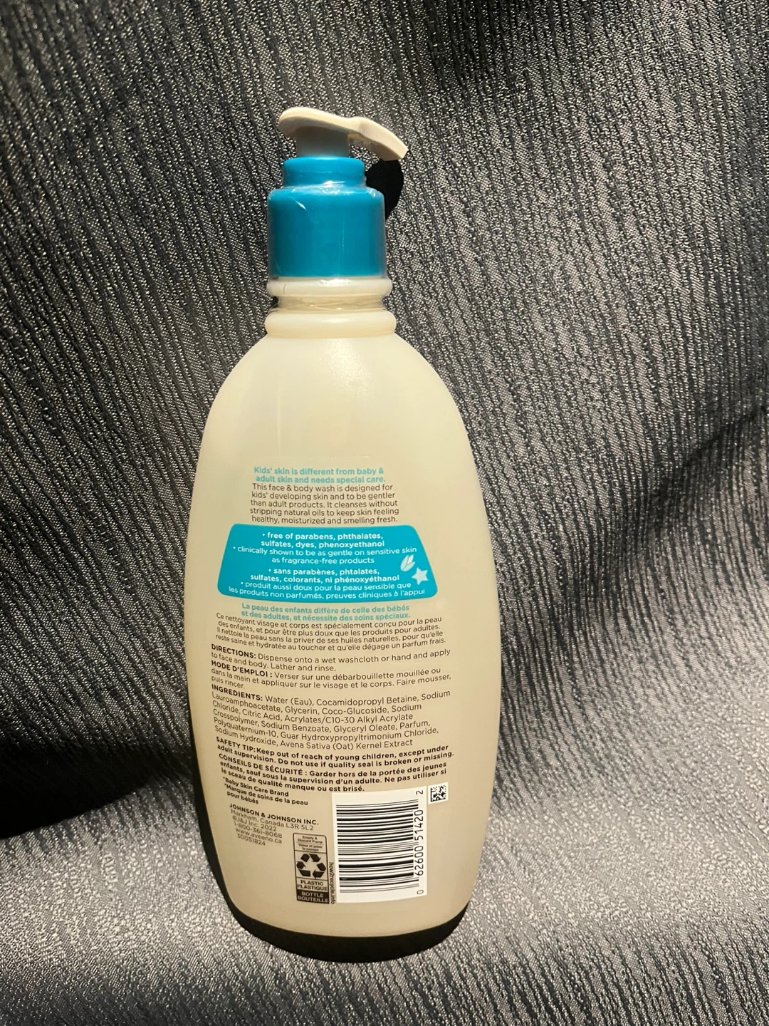 Aveeno Kids Sensitive Skin Face & Body Wash - photo 2