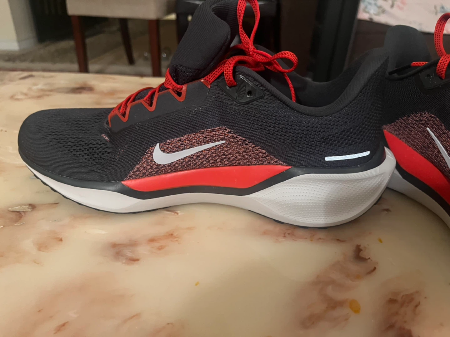 Nike Air Zoom Pegasus 41 Running Shoes - Black/Red - photo 5
