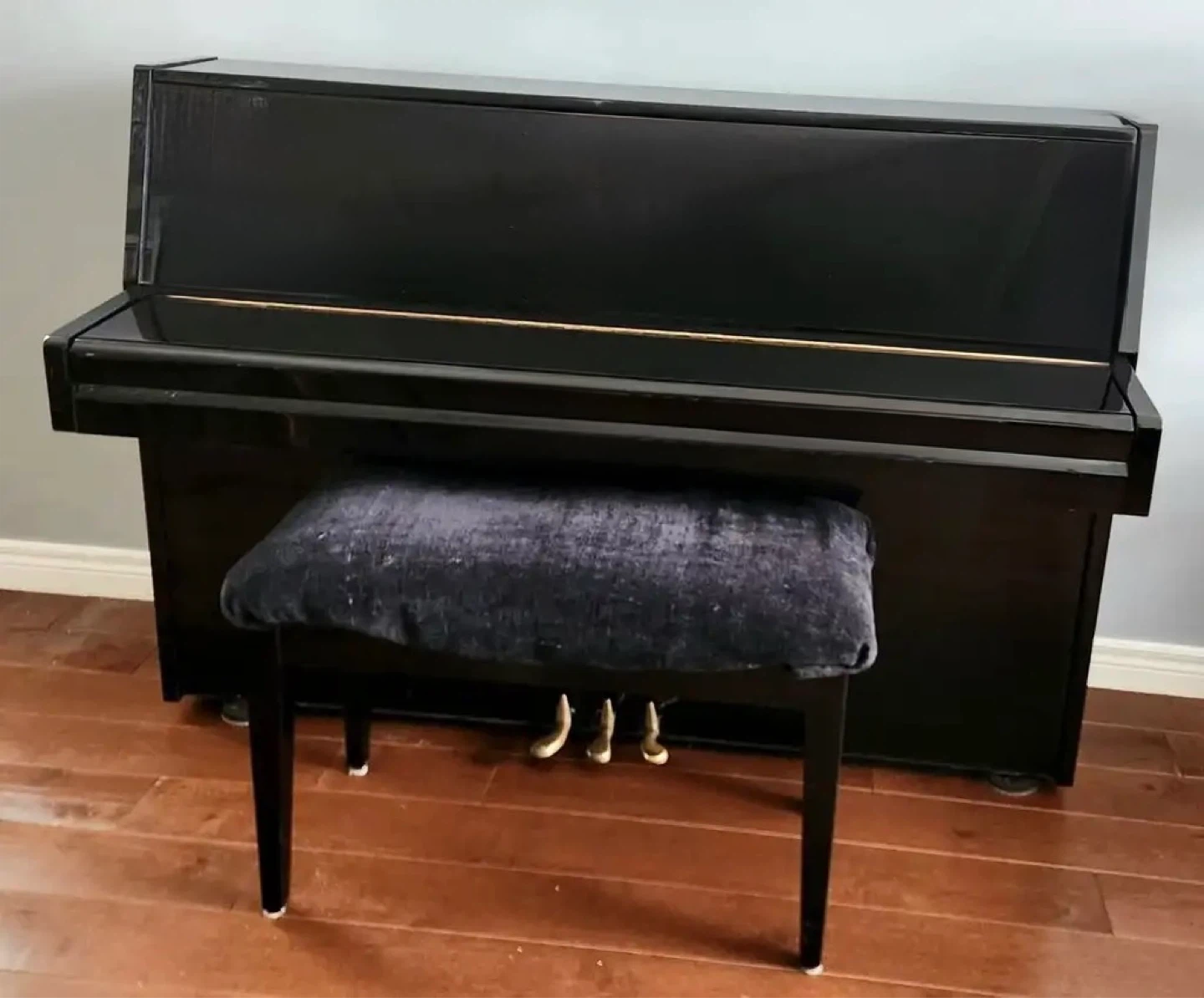 Steigerman Upright Piano with Bench - photo 2