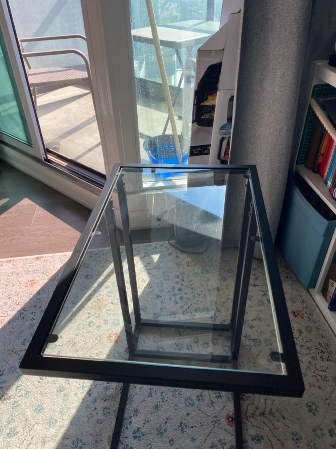 Glass top C-table / side table (VITTSJÖ) - photo 2