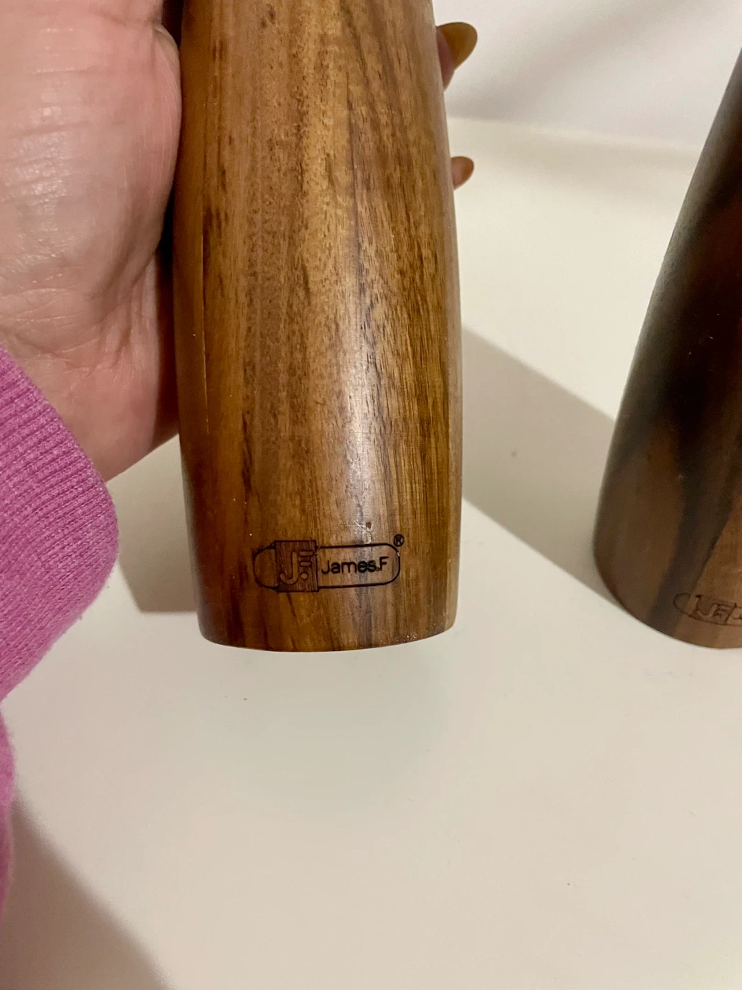 James F. Wood Salt and Pepper Grinders Set - photo 4