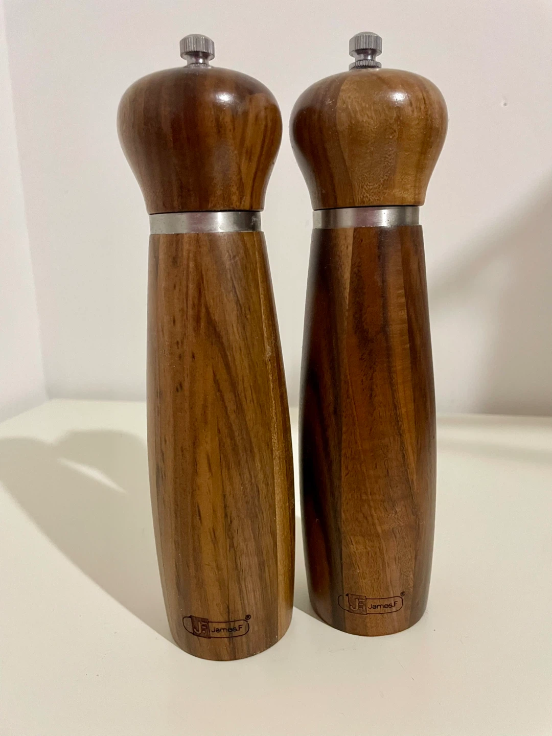 James F. Wood Salt and Pepper Grinders Set - photo 5