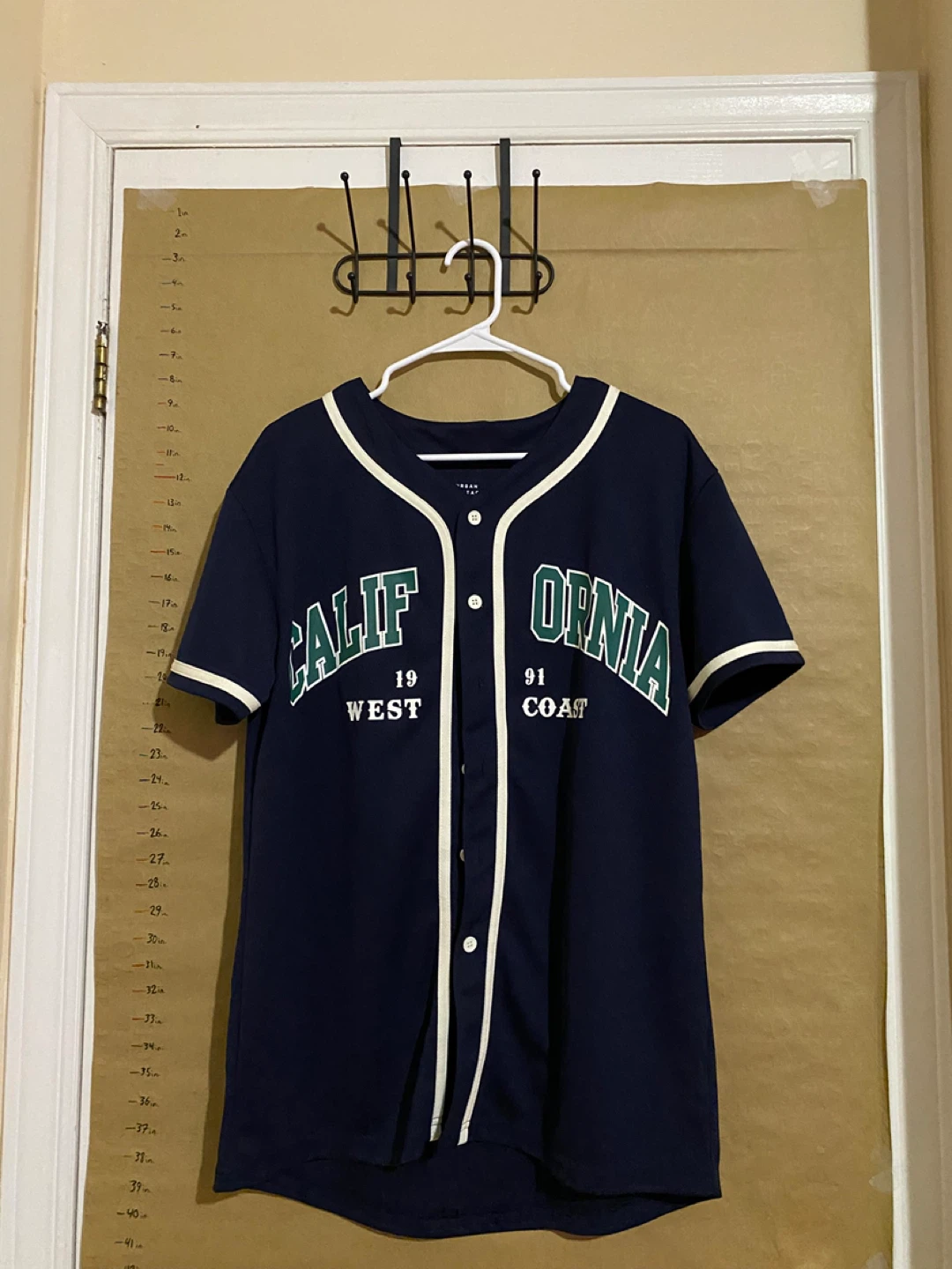 Navy California West Coast Baseball Jersey