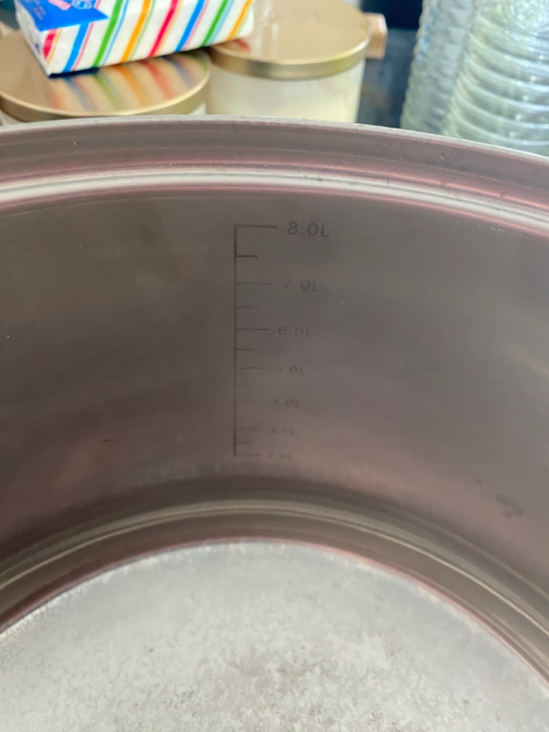 Large Stainless Steel Pot with Lid (8L) - photo 2