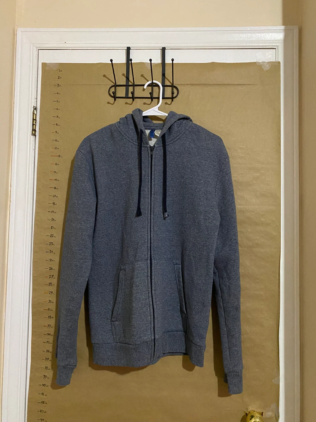 Grey Full Zip Hoodie