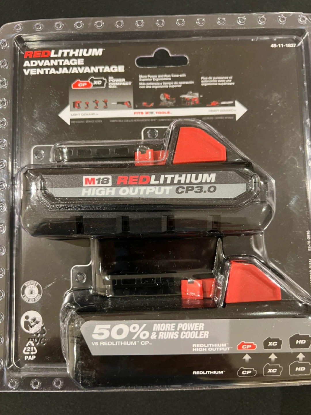 Milwaukee M18 battery set - photo 2