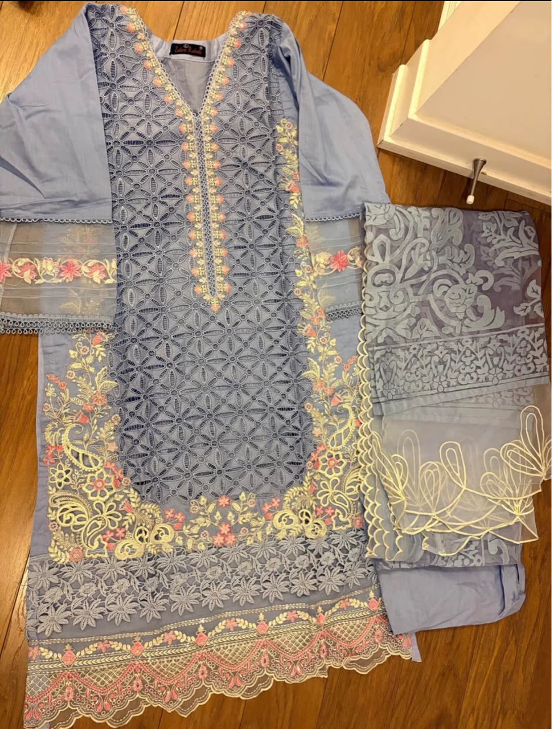 Pakistani Embroidered Lawn Suit