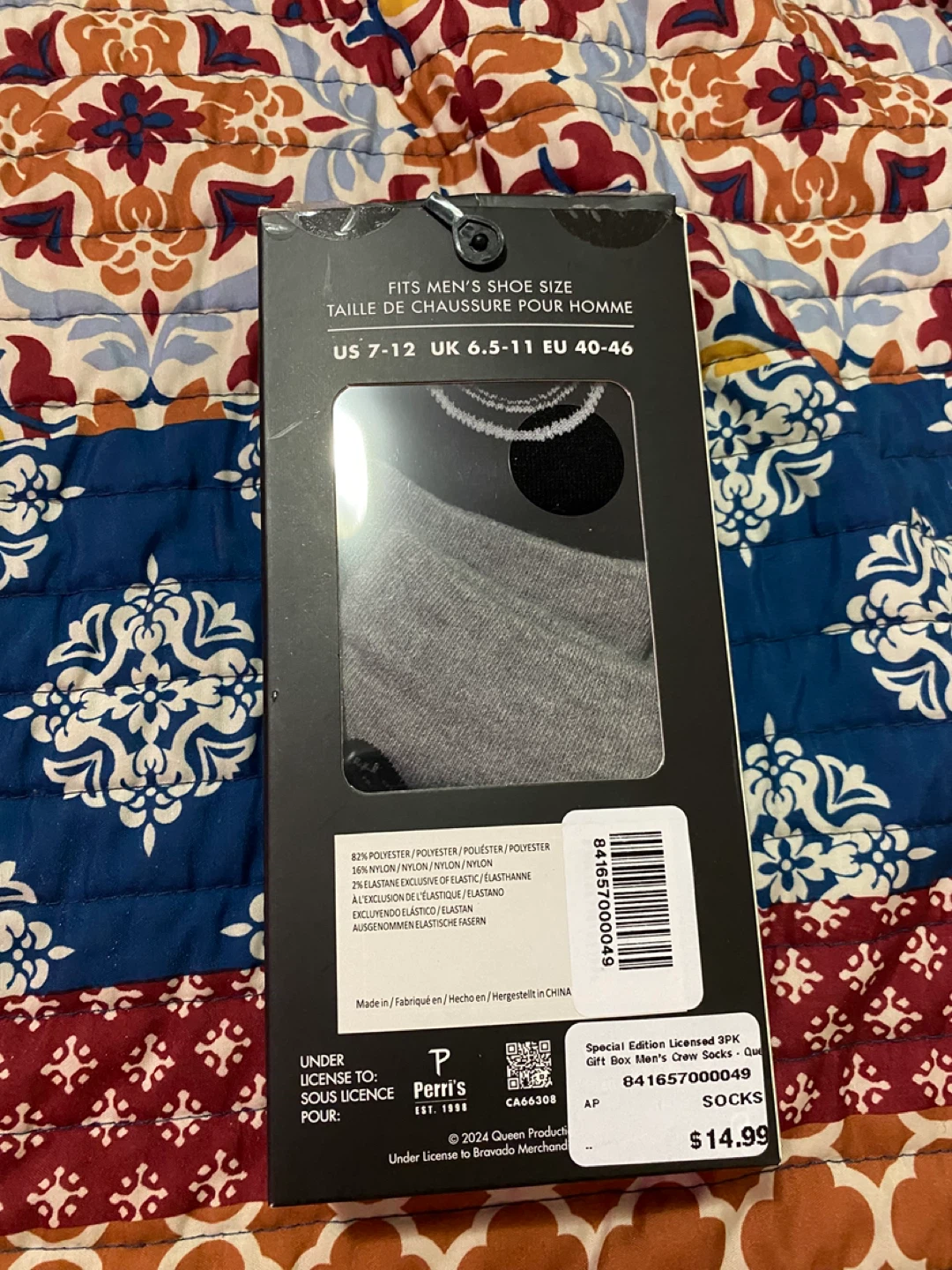 Queen Socks 3 Pack Men's Crew Socks - photo 2