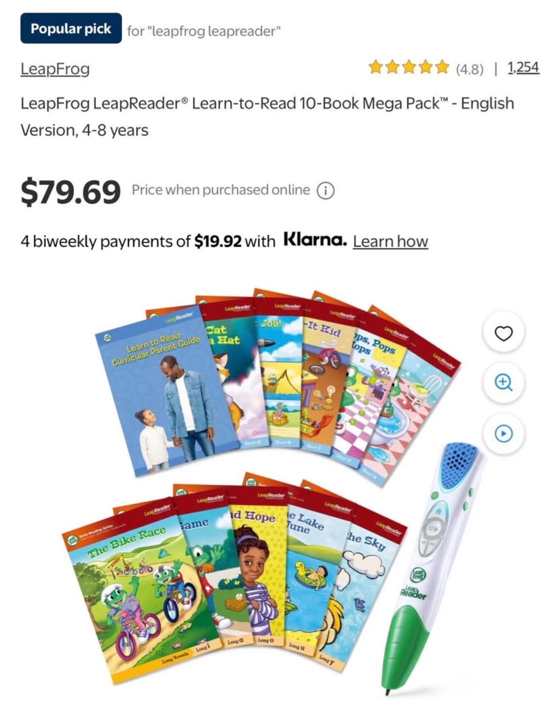 LeapFrog LeapReader Interactive Book Set