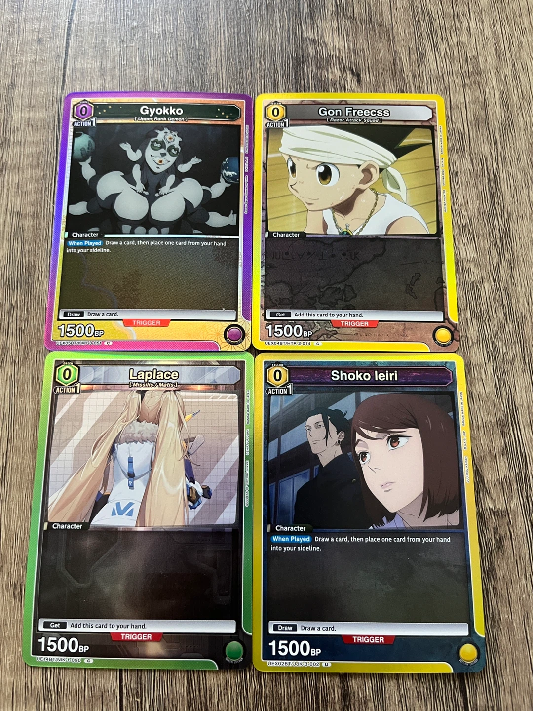 Union Arena Anime Trading Cards