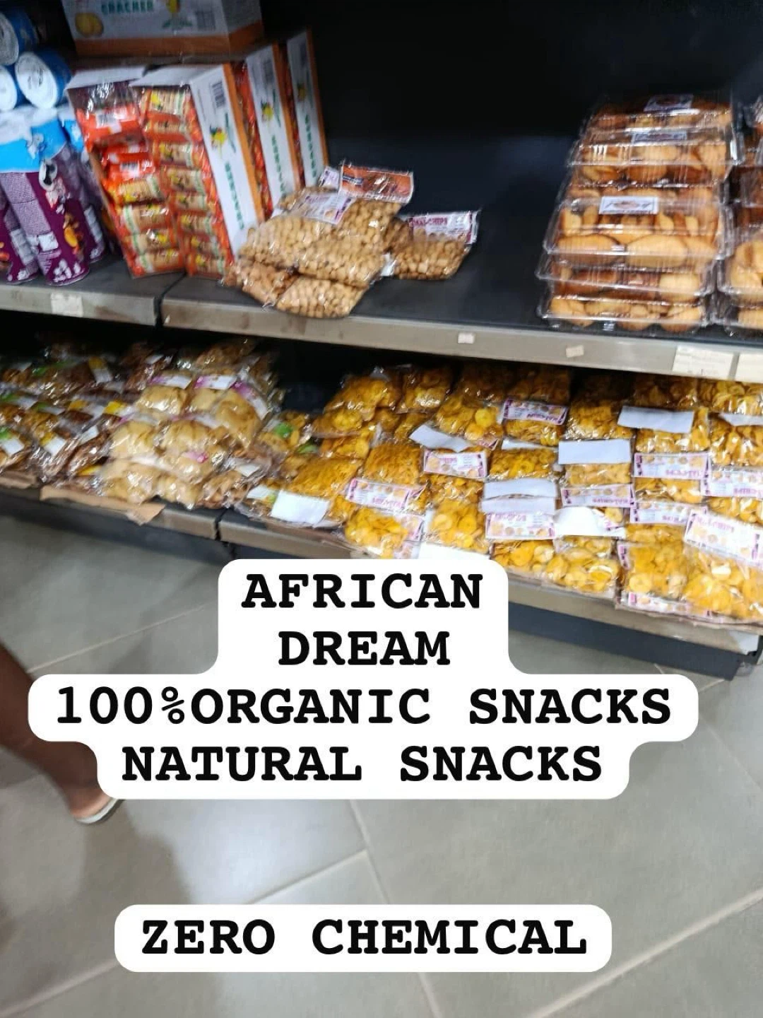 African Dream 100% Organic Natural Snacks
