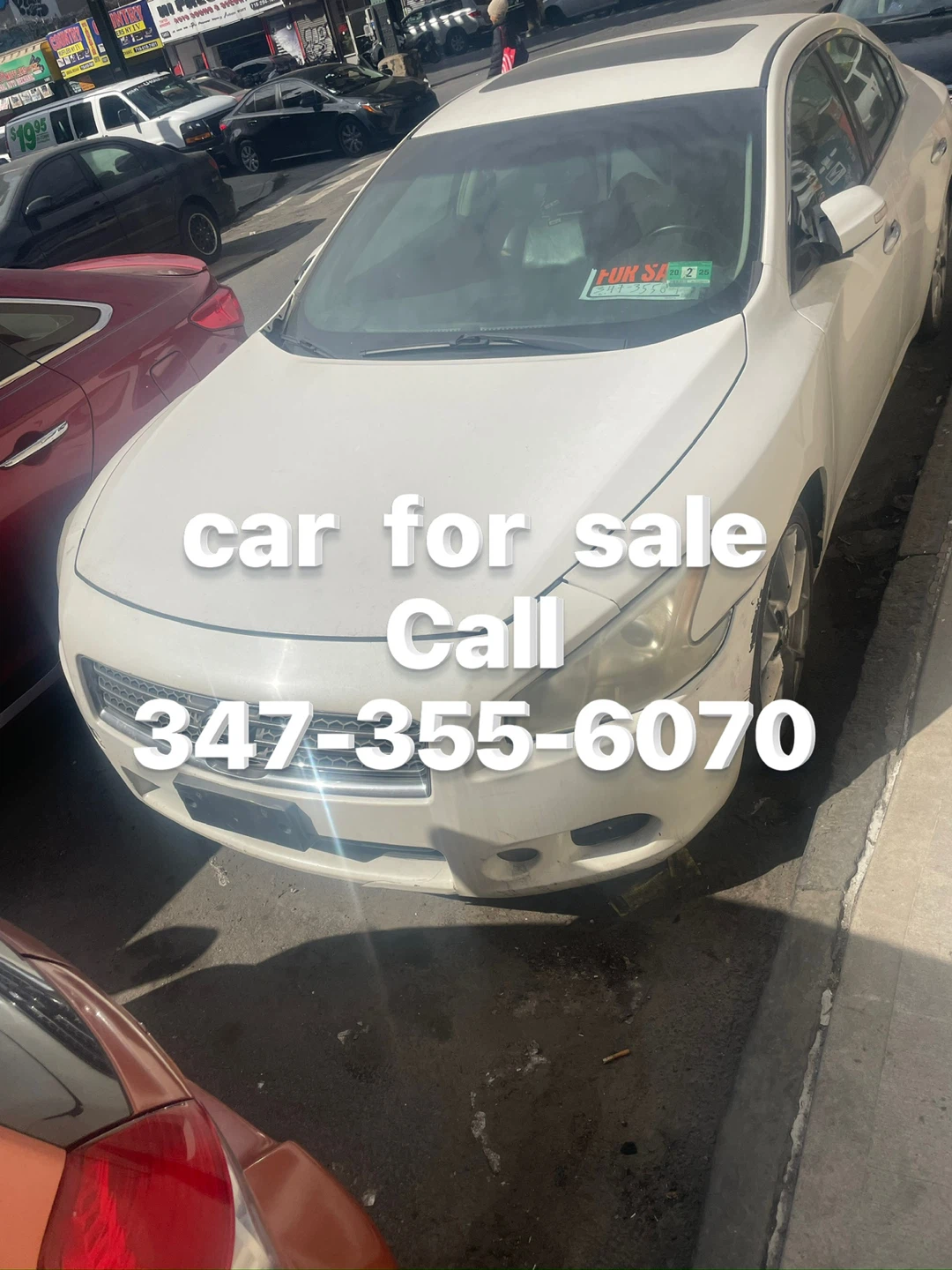 White Sedan - Car For Sale