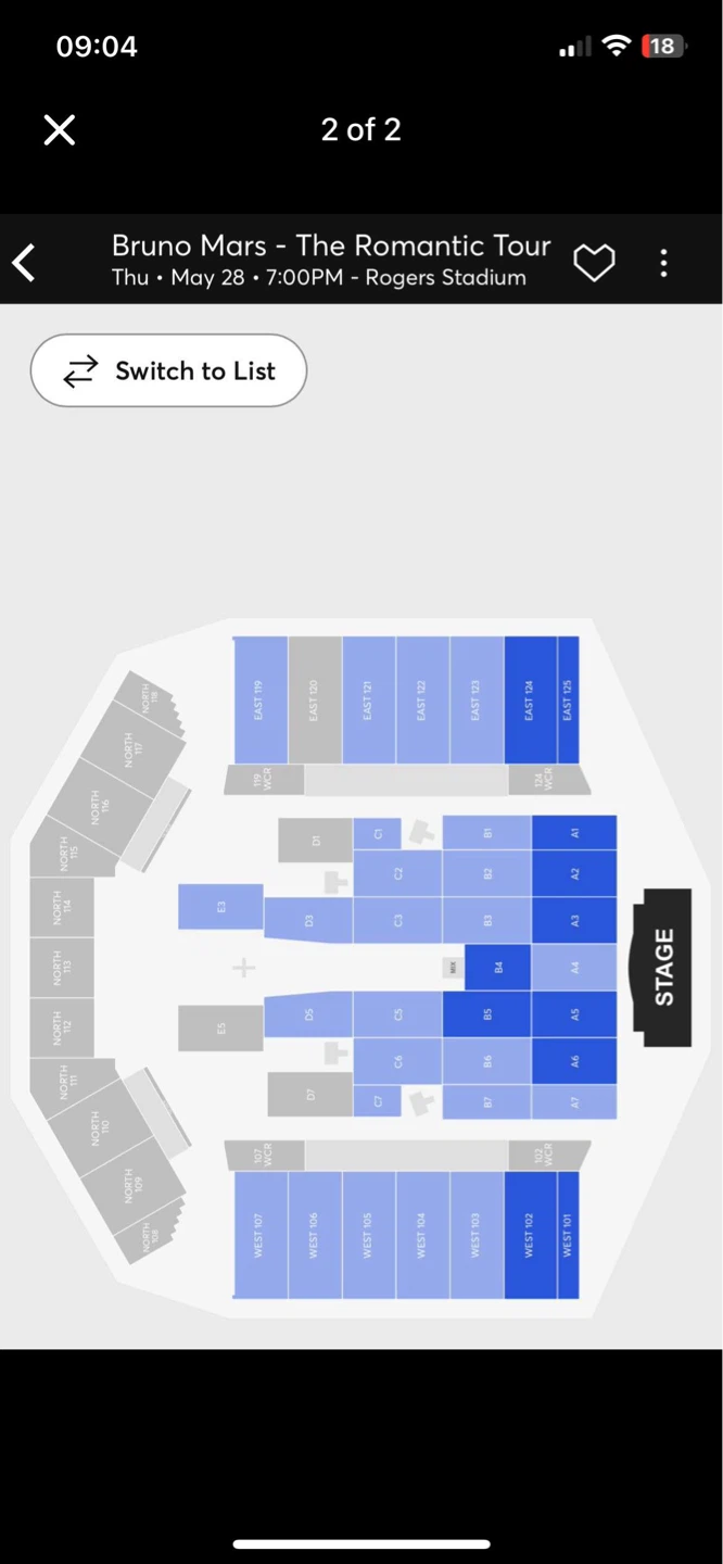 Bruno Mars - The Romantic Tour x2 Tickets - photo 2