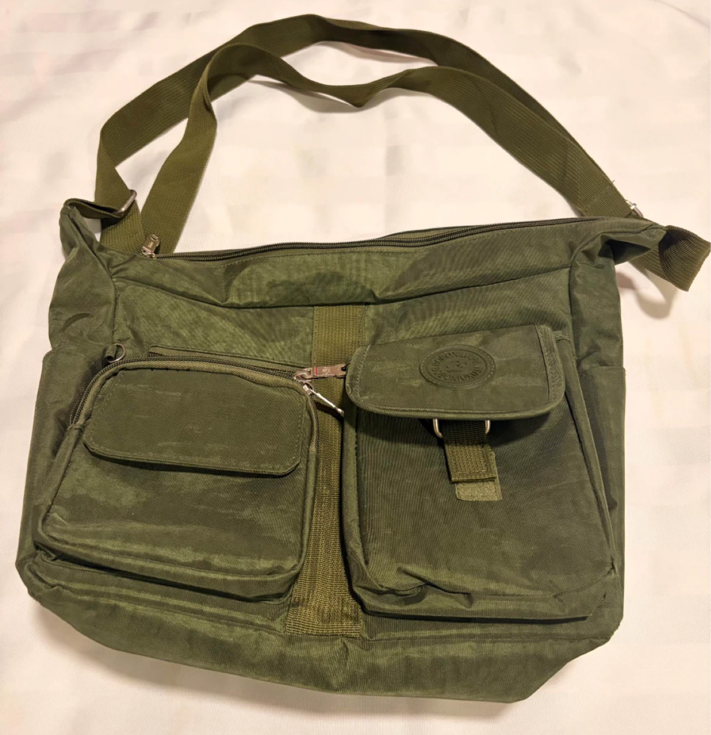 Boboxiuxian olive green messenger bag
