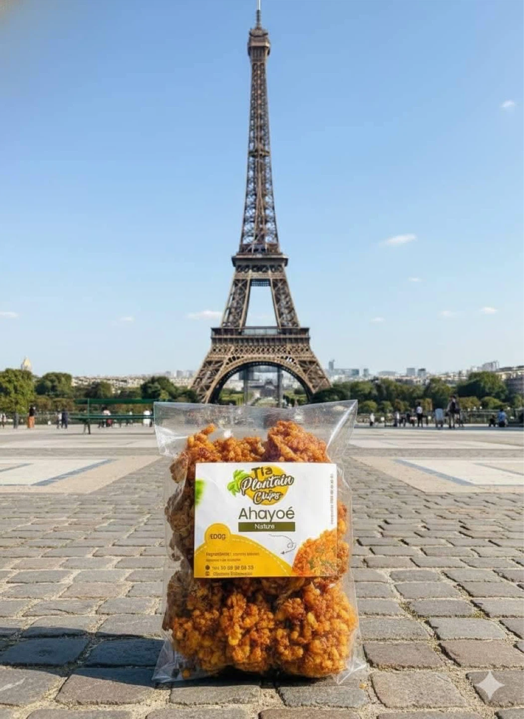 Tia Plantain Chips Ahayoé Nature - 100g