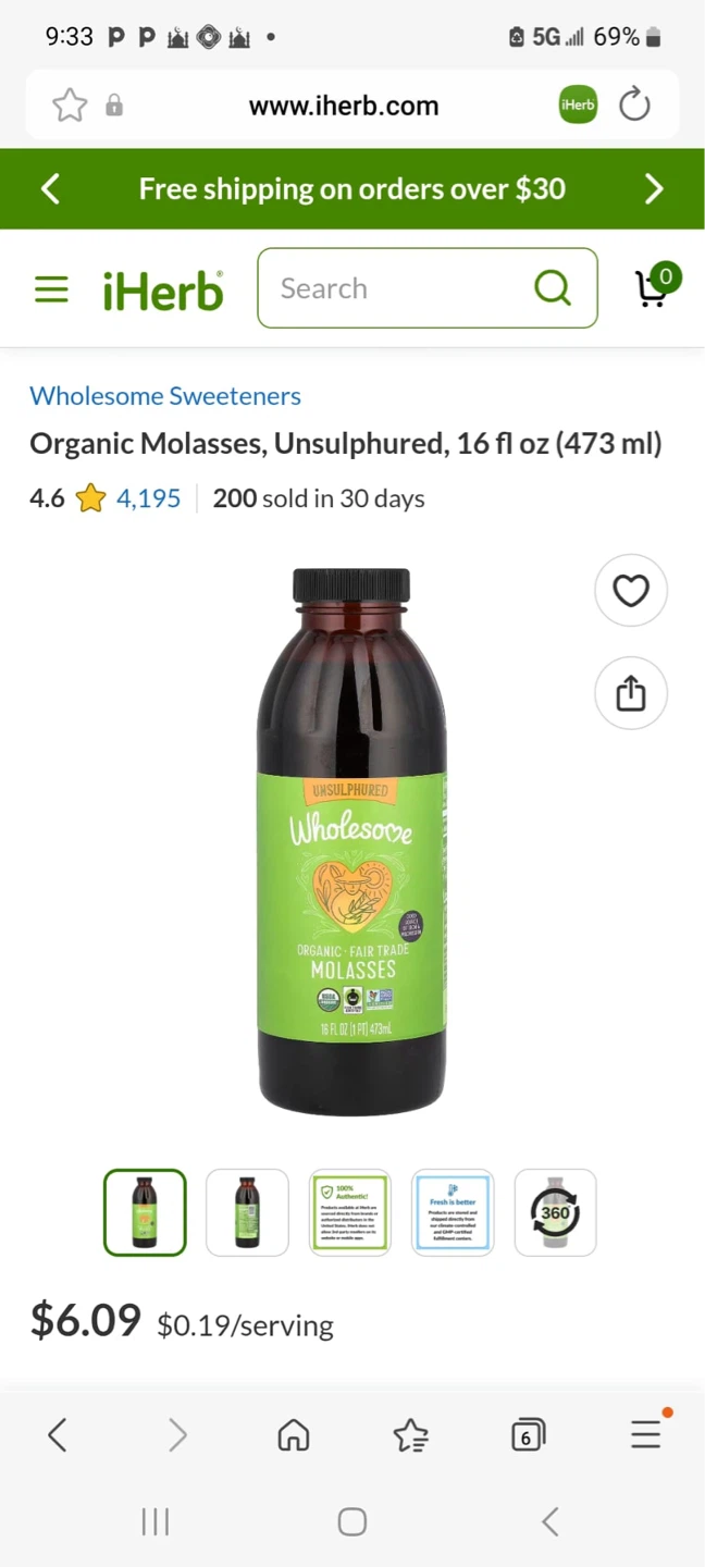 NOW Foods Organic Agave Nectar, Amber, 23.28 oz