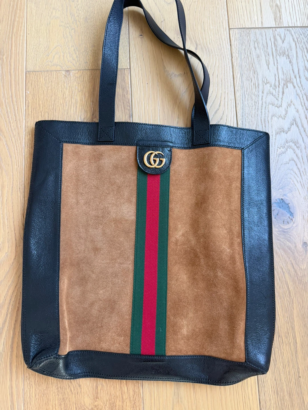 Gucci Tote Bag - Suede and Leather