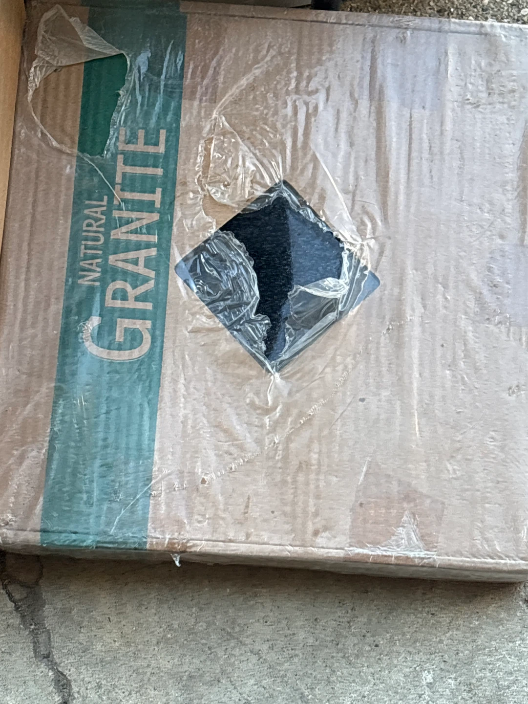 Garage sale 5/25/26 . House supplies tiles. Black granite 5piece - photo 2