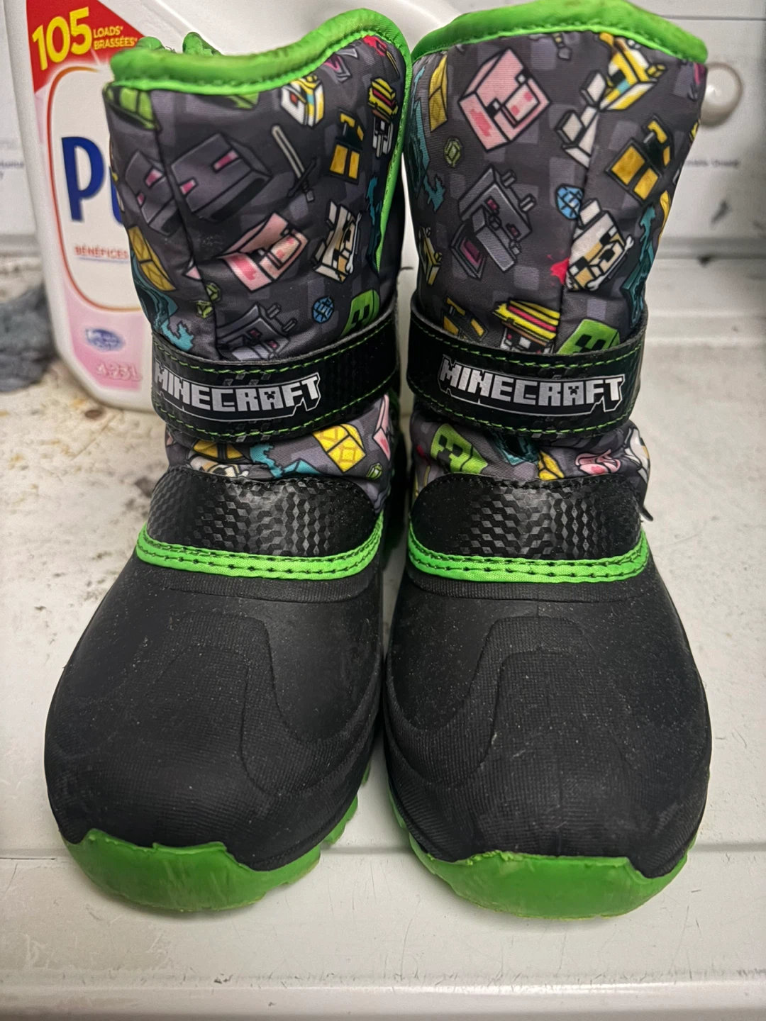 Minecraft Kids Snow Boots Size 12
