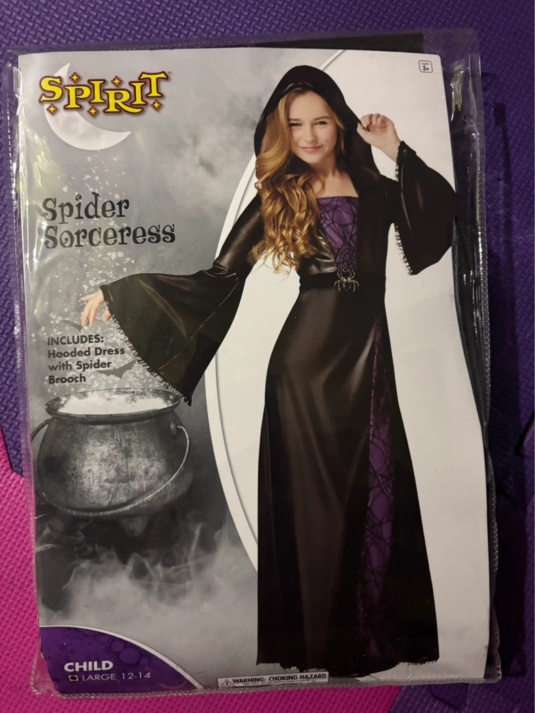 Spirit Spider Sorceress Costume Child Large 12-14