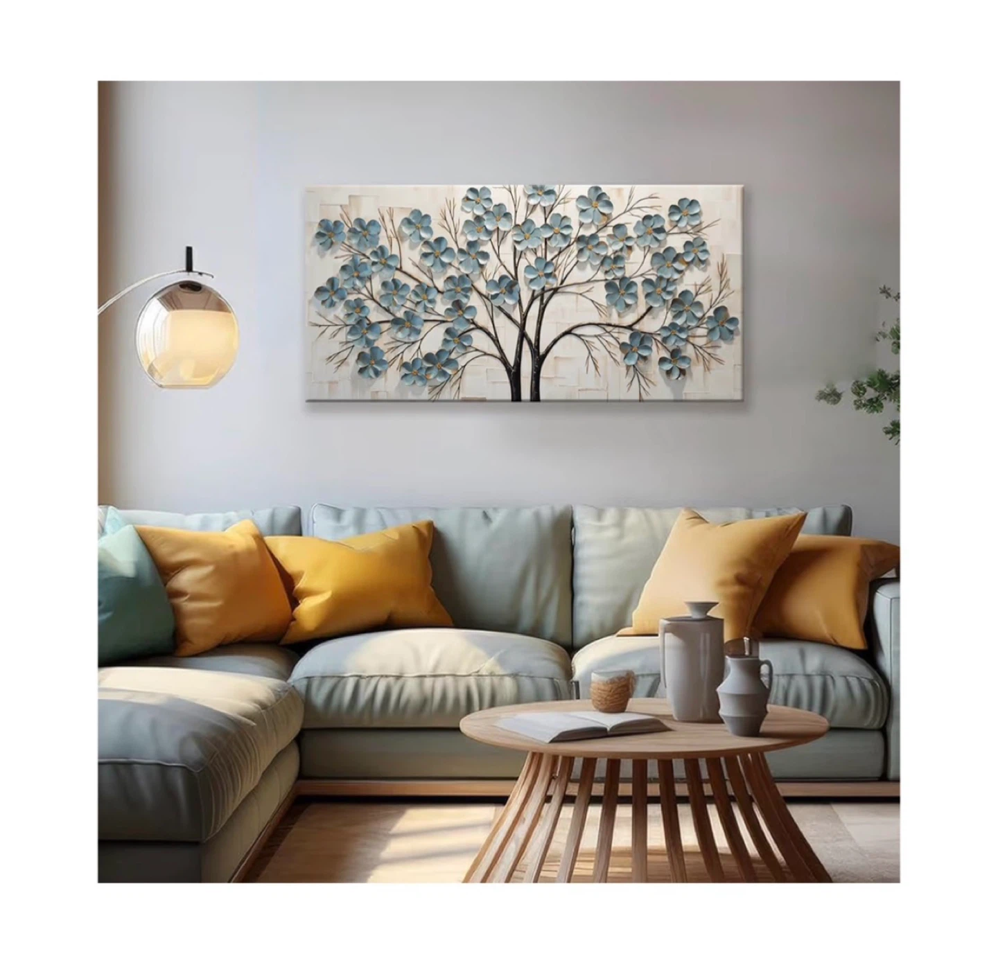 Brand new 20"X40" Flower Canvas Art Wall Decor Tree of Life - photo 4
