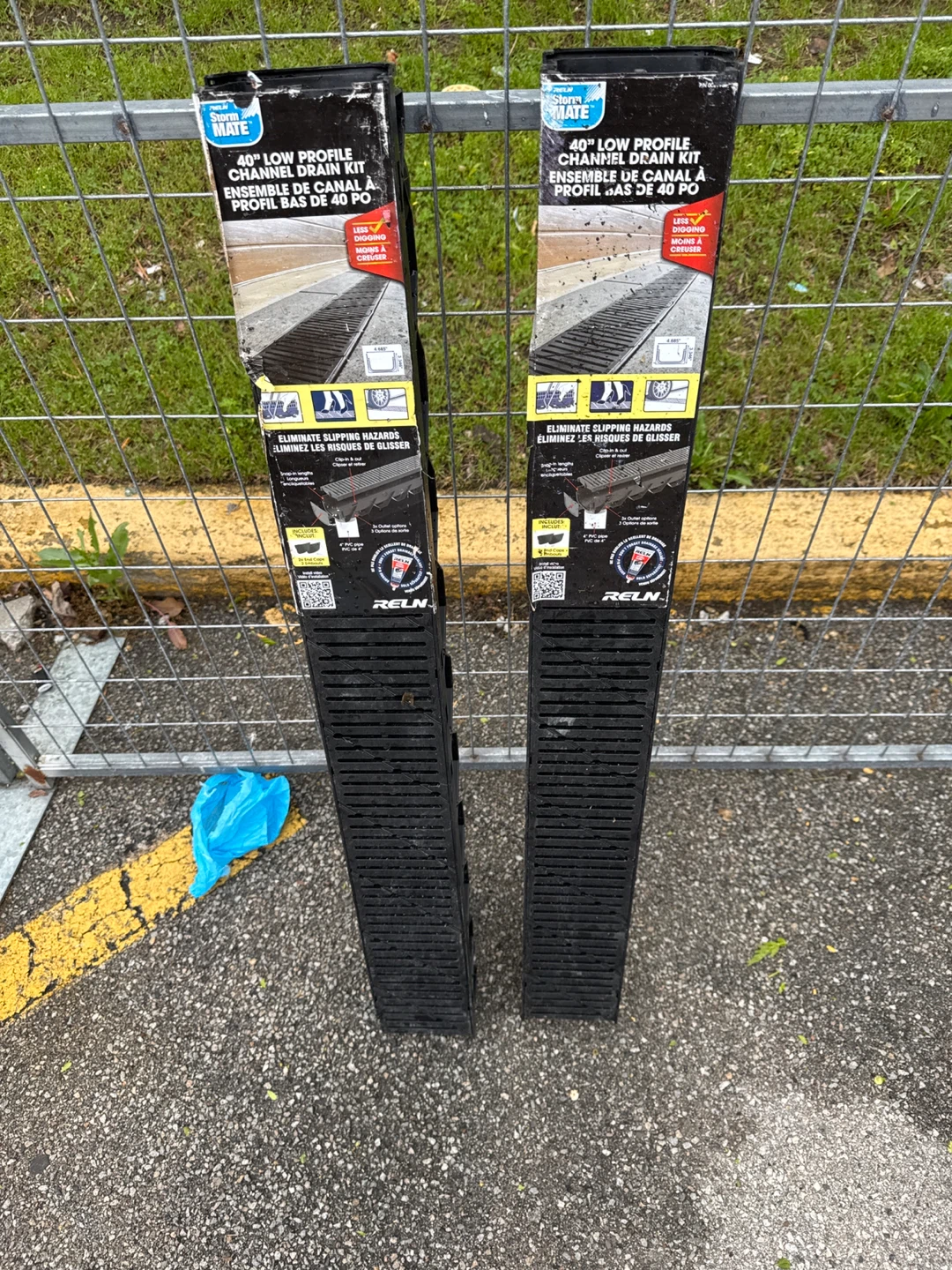 Storm Mate by Reln: 40” low profile drainage x2