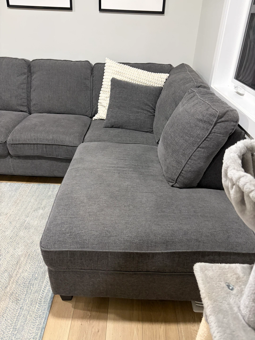 Kasey 2-Piece Sectional - Grey - photo 2