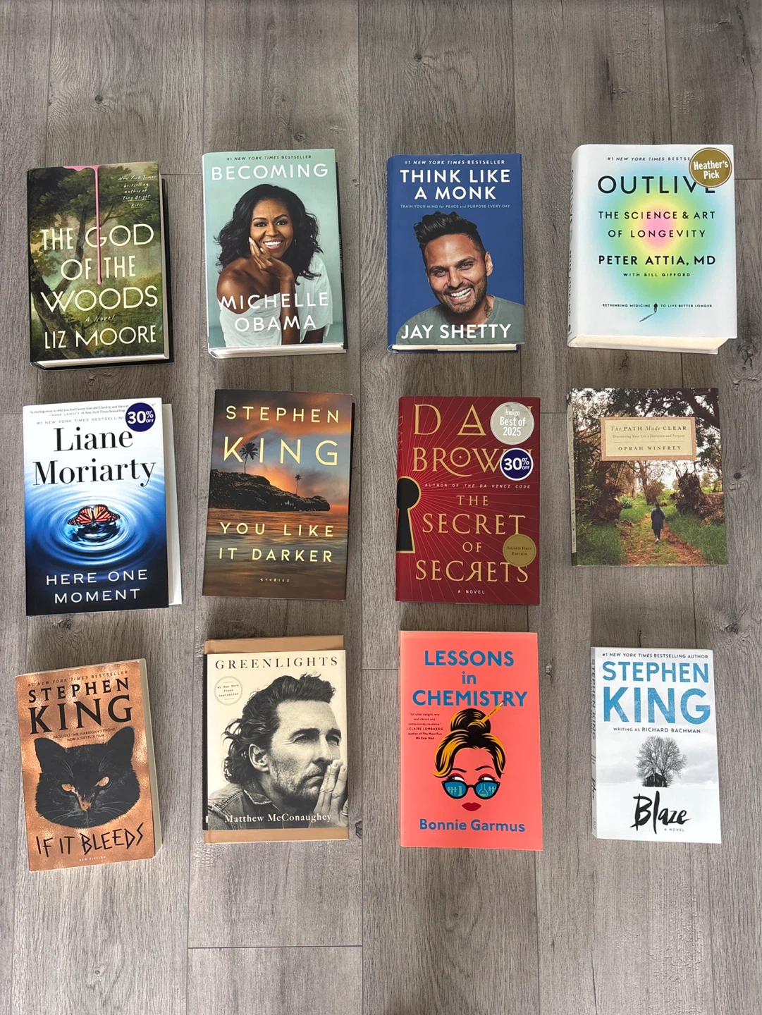 Assorted Bestselling Books Collection