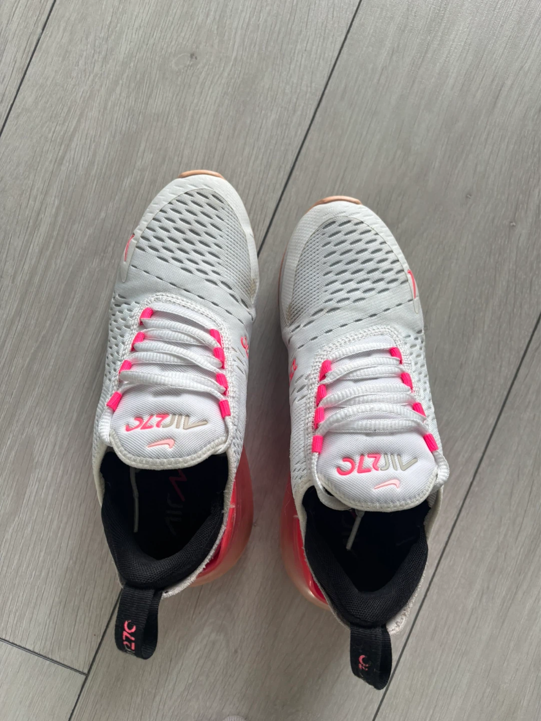 Nike Air Max 270 Women's Shoes White/Pink Size 7 - photo 3