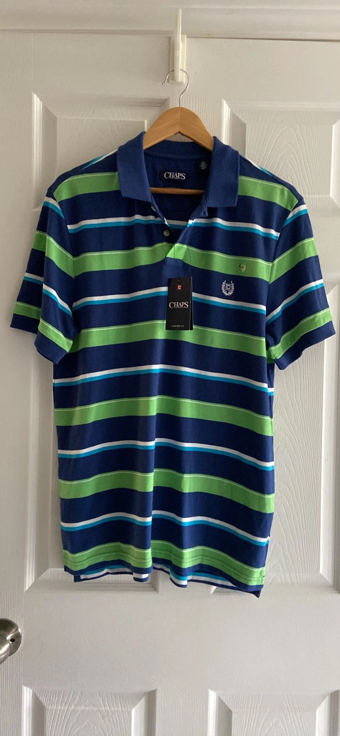 Chaps Men's Striped Polo Shirt