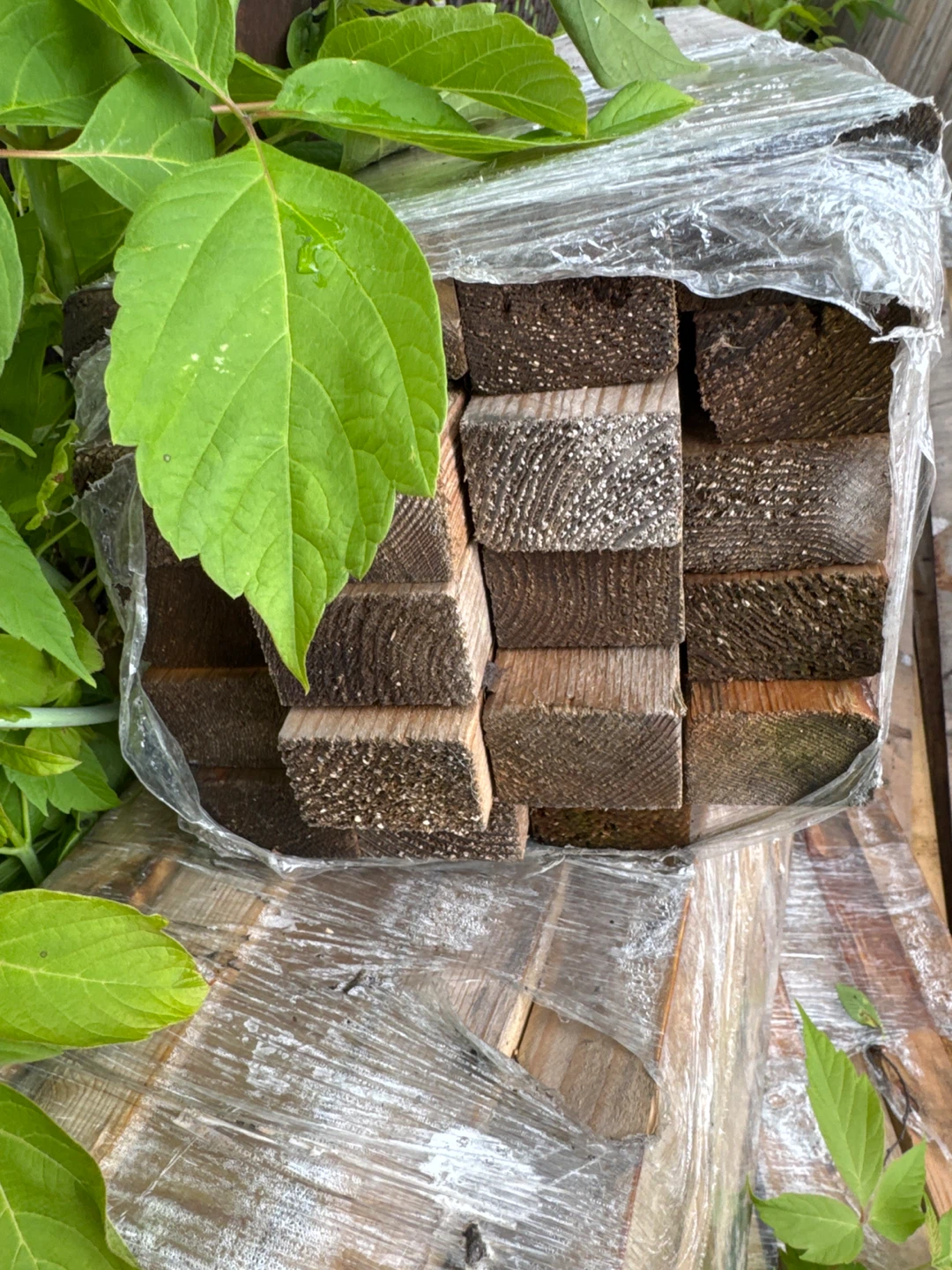 Quarter sawn  stakes, hardwood I think - photo 2