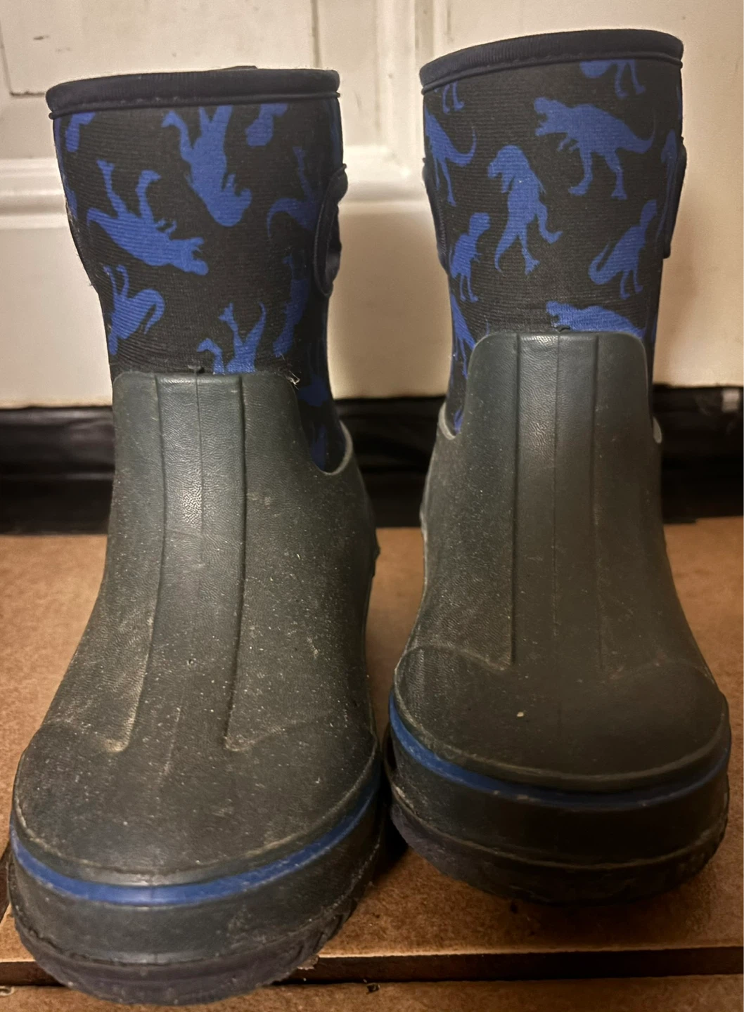 Kids Dinosaur Rain Boots - Size 9