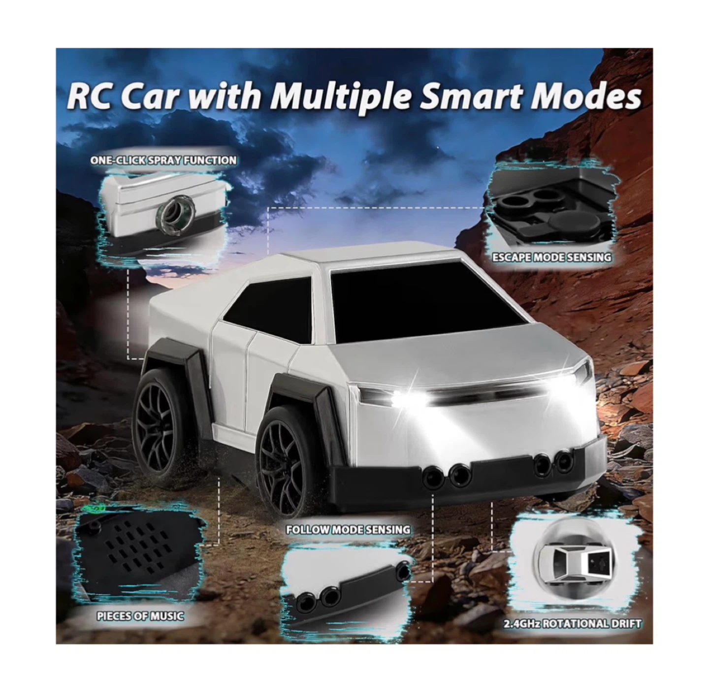 Brand new Remote Control Car Cyber-Inspired Rc Cars Toys - photo 4