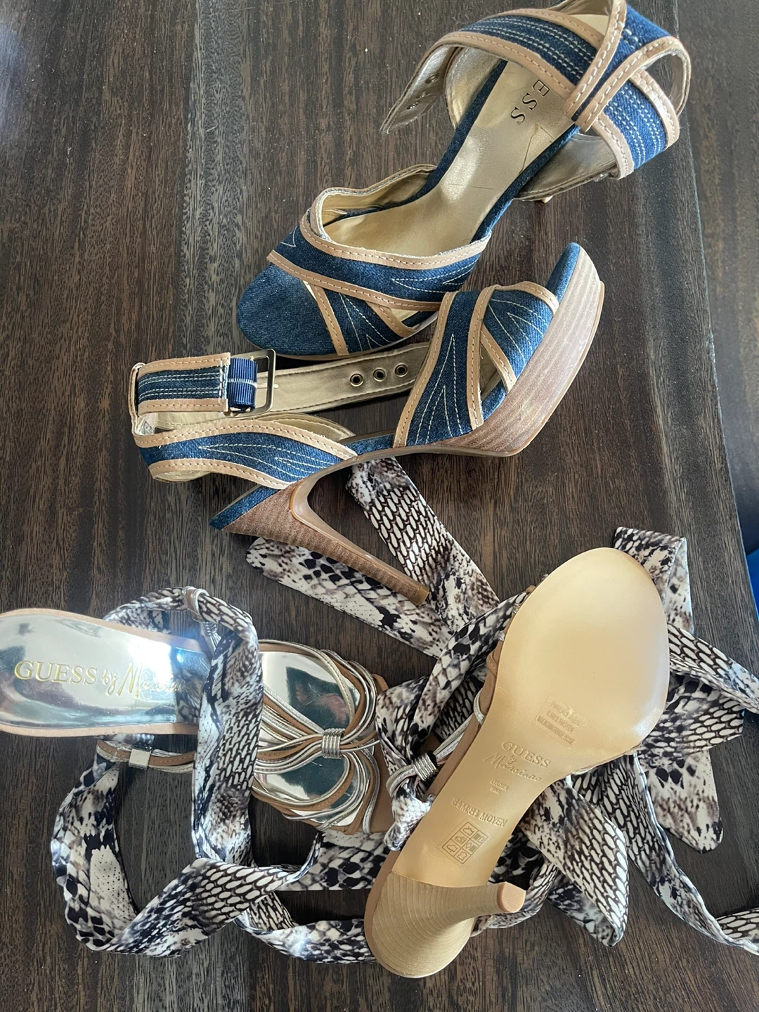 Guess by Marciano Women's Heeled Sandals - Size 8.5